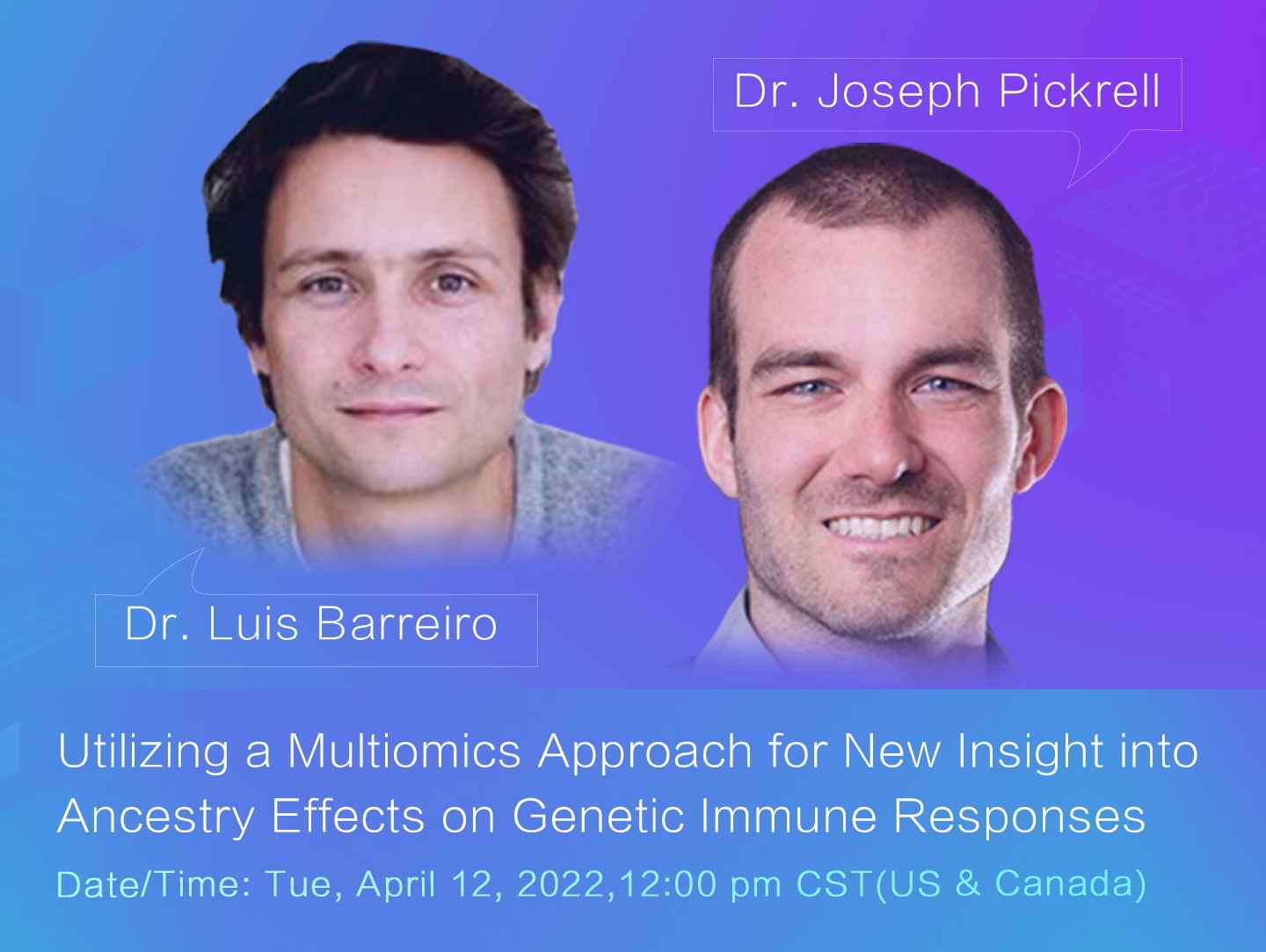 Webinar: Utilizing a Multiomics Approach for New Insight into Ancestry Effects on Genetic Immune Responses